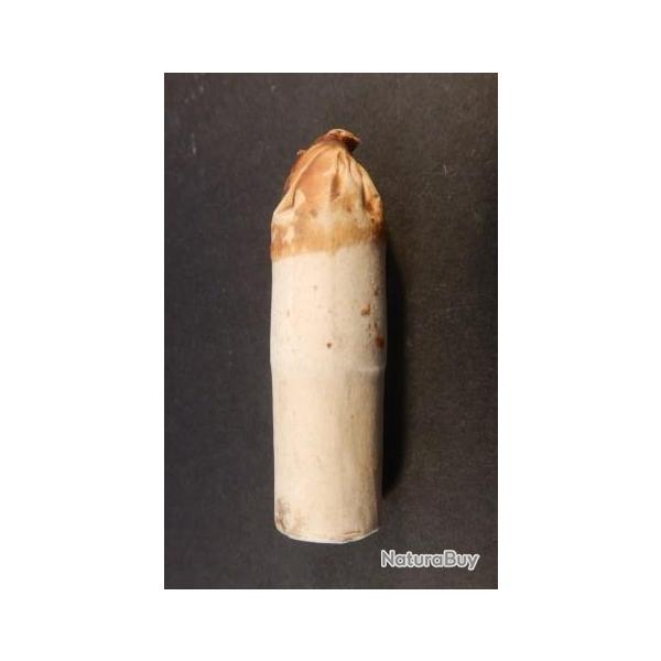 2496 - Rare - 13 mm Dreyse percussion � aiguille Mle BECK - Authentique munition Prussienne