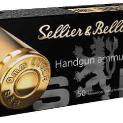 Munitions Sellier et Bellot 9mm FMJ 115gr