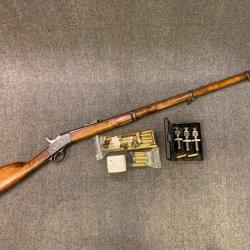 Fusil Remington Rolling Block su&eacute;dois avec accessoires (bien lire)
