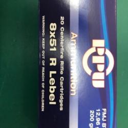 Munition 8x51r Lebel Partizan 200gr fmj BT par 20