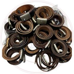 Ceinture en cuir noir de l'arm&eacute;e allemande - koppel - koppelschloss