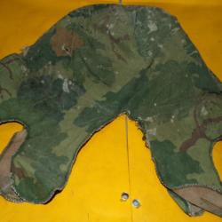 ARMEE AMERICAINE U.S : COUVRE CASQUE US M1 WOODLAND REVERSIBLE AVEC TAMPON 1974 PERIODE  DE LA GUERR