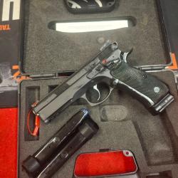 CZ 75 SP-01 SHADOW CAL. 9X19 EN TRES BON ETAT + 2 CHARGEUR SUPPLEMENTAIRE