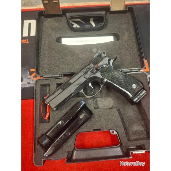 CZ 75 SP-01 SHADOW CAL. 9X19 EN TRES BON ETAT + 2 CHARGEUR SUPPLEMENTAIRE
