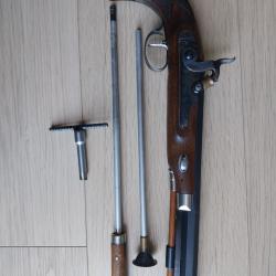 PISTOLET a Percussion calibre 36 ,fabrication PEDERSOLI mod&egrave;le CHARLES MOORE