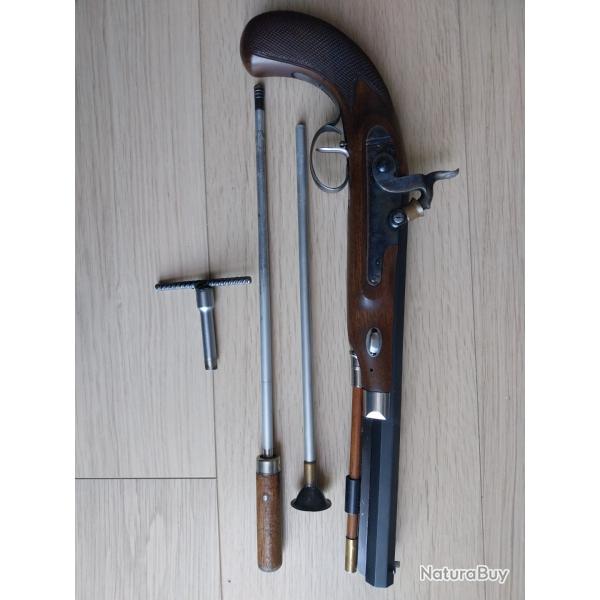 PISTOLET a Percussion calibre 36 ,fabrication PEDERSOLI mod�le CHARLES MOORE