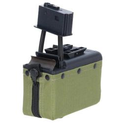 AmmoBox M249 auto 1500 Billes OD (Specna Arms / A&K)