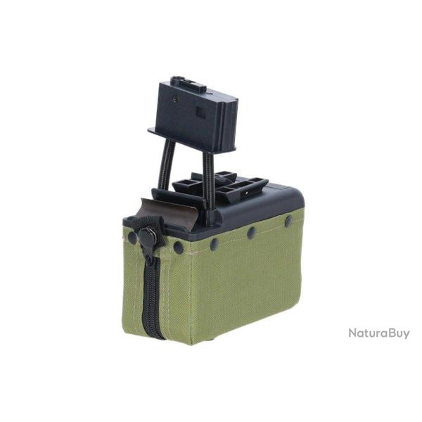AmmoBox M249 auto 1500 Billes OD (Specna Arms / A&K)