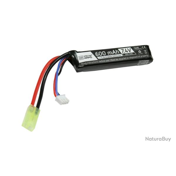Batterie LiPo 7,4v Stick / PDW 600mAh (Specna Arms)