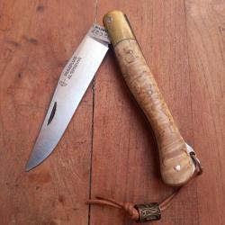 Joli Couteau R&eacute;gional LE SALERS PARAPLUIE &Agrave; L &Eacute;PREUVE Manche en Bois