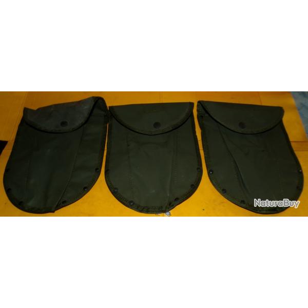 ARMEE FRANCAISE : LOT DE 3 ETUIS NEUFS DE PELLES PLASTIFIES MILITAIRE,   ETAT NEUF VOIR PHOTOS . POU