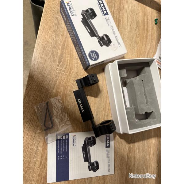 Diana ZERO RECOIL MOUNT - Diam�tre 25.4mm