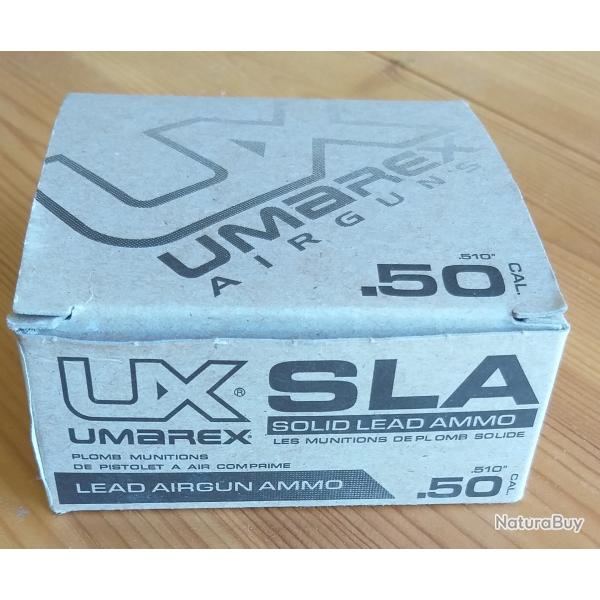 Bo�te de 20 Plombs cal 50 UX SLA 320GR pour UMAREX HAMMER