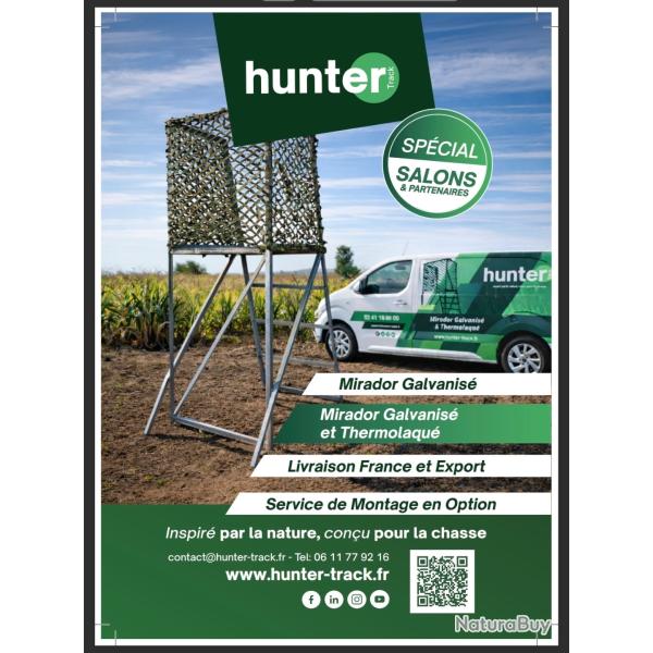 MIRADORS HUNTER TRACK GALVANIS�S - MONTAGE RAPIDE - LIVRAISON FRANCE