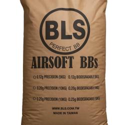 Billes 6mm Airsoft biod&eacute;gradables BLS - Sac de 10 kg - 0.30g