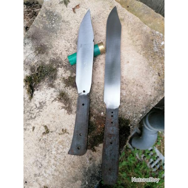 Promo Destockage, lames forg�es couteaux chasse 12 euros
