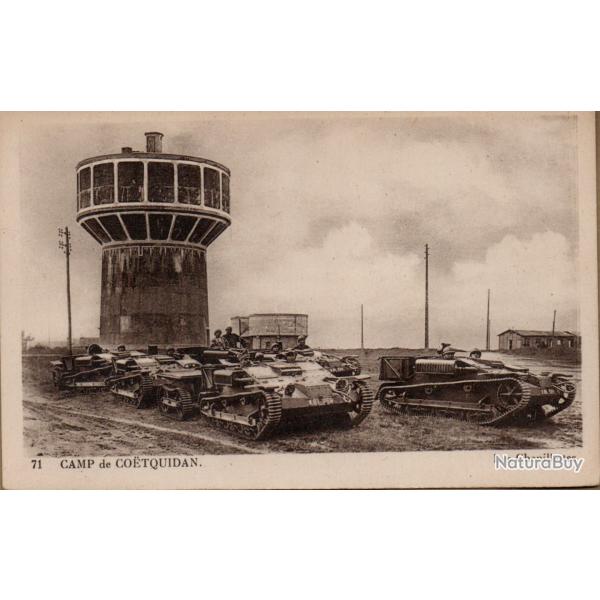 Carte postale Camp de Co�tquidan Les Chenillettes -N)8282