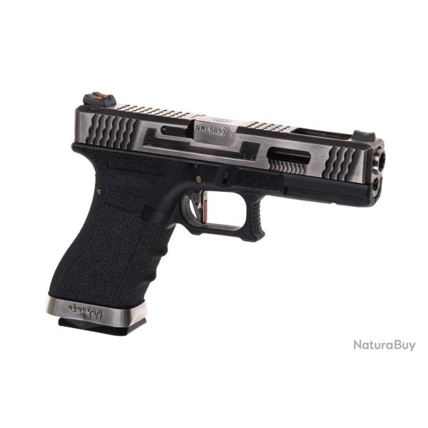 WE G-Force 17 SV Silver Barrel Metal Version GBB - R�f: 10633606000