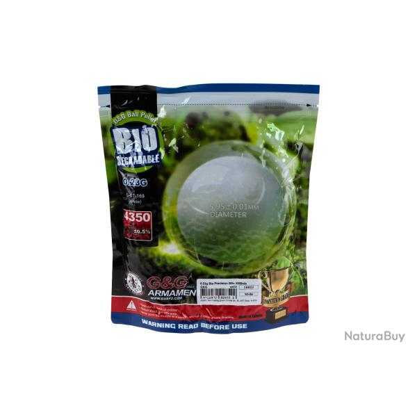 G&G 0.23g Bio Precision BBs 4350rds - R�f: G-07-169