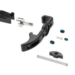 TTI Airsoft Extended Charging Handle with Selector Switch for AAP01 - R&eacute;f: TTI-P0002-BK