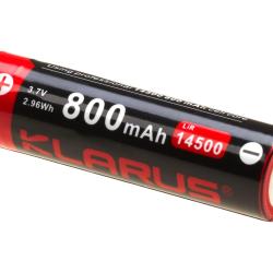 Klarus 14500 Battery 3.7V 920mAh - R&eacute;f: 14500BAT-800