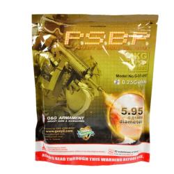 G&G 0.25g Perfect BBs 4000rds - R&eacute;f: G-07-097