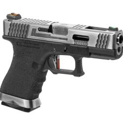 WE G-Force 19 SV Silver Barrel Metal Version GBB - R&eacute;f: 10634006000