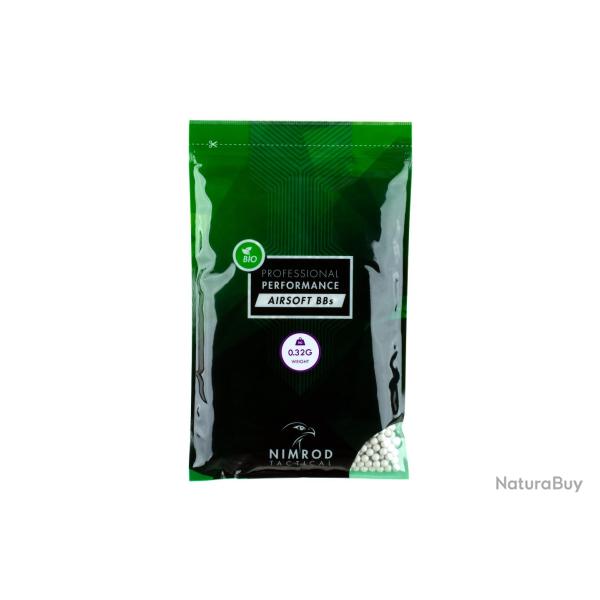 Nimrod 0.32g Bio BB Professional Performance 3125rds - R�f: 10931900100