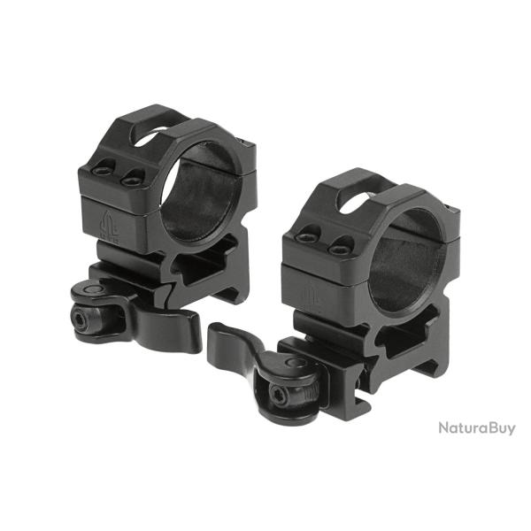 Leapers QD 25.4mm CNC Mount Rings Medium - R�f: RQ2W1154