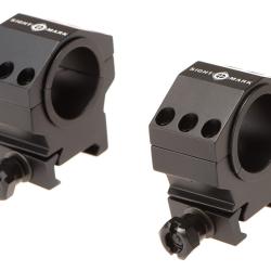 Sightmark 30mm / 25.4mm Tactical Mounting Rings - Medium Height - R&eacute;f: SM34006