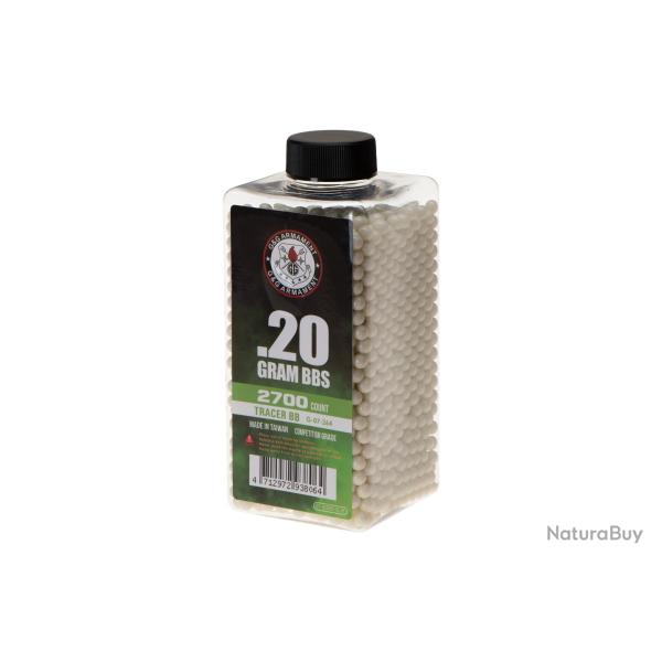G&G 0.20g Tracer BBs 2700rds - R�f: G-07-264