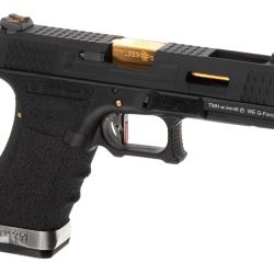 WE G-Force 17 BK Gold Barrel Metal Version GBB - R&eacute;f: 10791706000