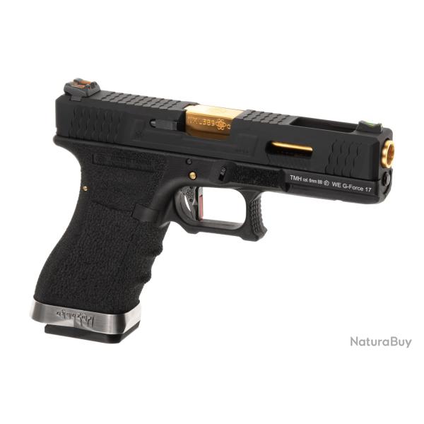 WE G-Force 17 BK Gold Barrel Metal Version GBB - R�f: 10791706000