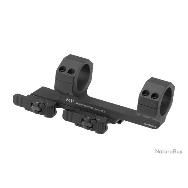Midwest Industries 30mm QD 1.4" Offset Scope Mount - 20 MOA - R�f: MI-QD30SM-20MOA
