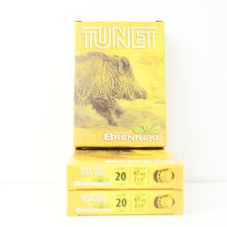 3 Boites de Balles Tunet Brenneke calibre 20
