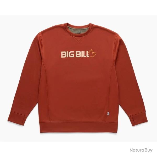 Sweat � Capuche Zipp� en Polaire Technique BBFL70 brique