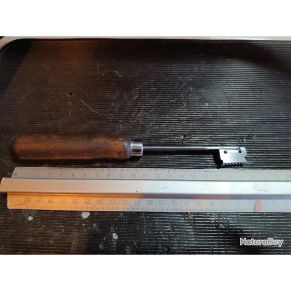 Rare outil a quadriller crosse de fusil carabine armurier professionnel r�glable