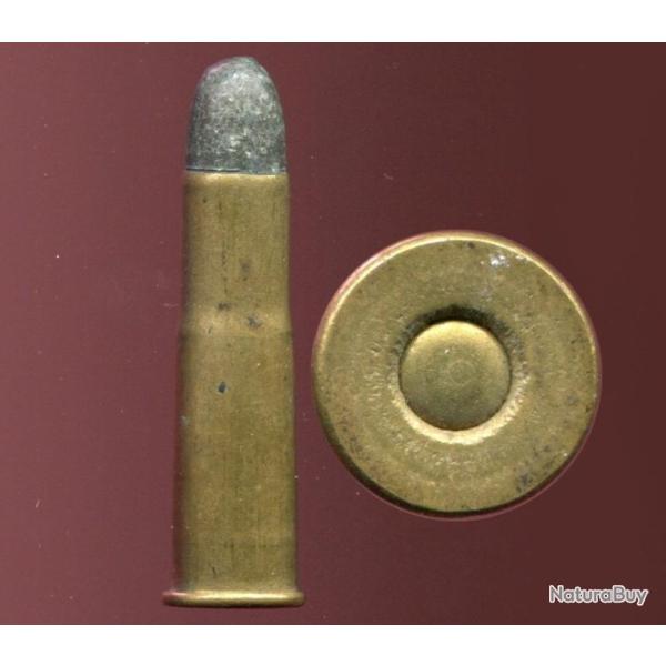.43 Remington Egyptien - �tui laiton � base repli�e type UMC USA - balle plomb pointe arrondie