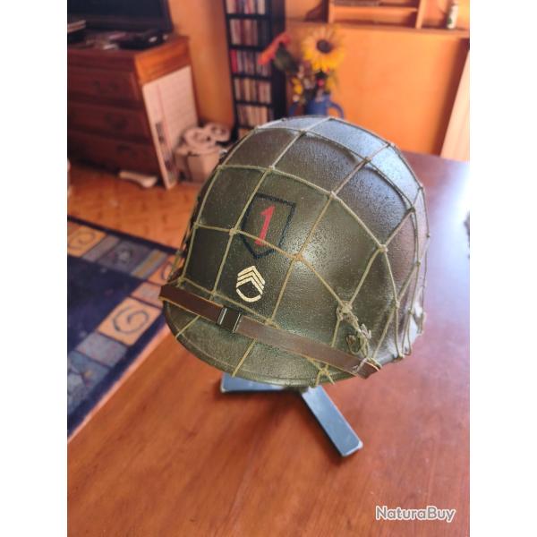 Casque Us ww2 de reconstitution