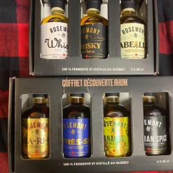 Rosemont lot 2 coffrets d&eacute;couverte rhum et whisky