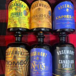 Rosemont Lot 5 Rhum + 1 liqueur de rhum offerte.
