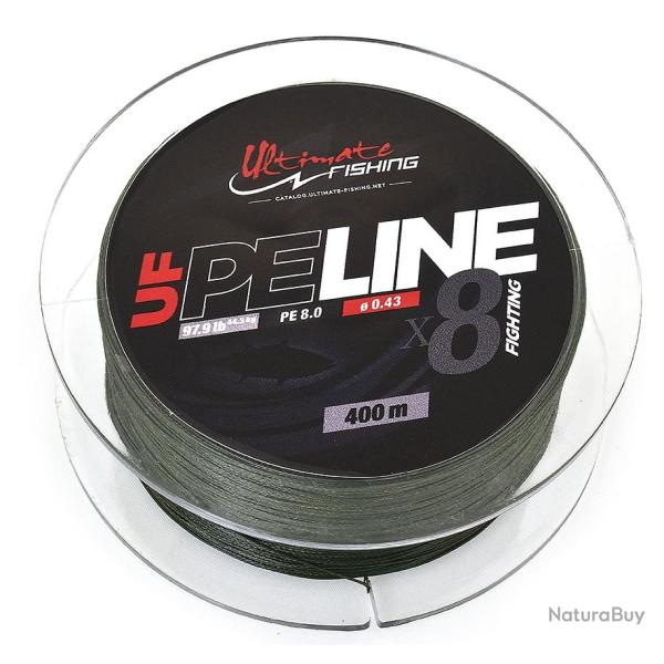 Tresse Ultimate Fishing PE Line X8 Fighting PE 8 98 400m