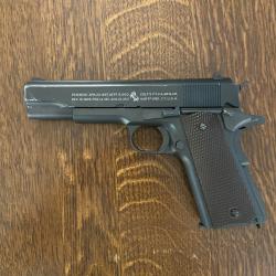 Pistolet r&eacute;plique Colt M1911 GBB CO2 metal 6mm 17BBs 1J /C6