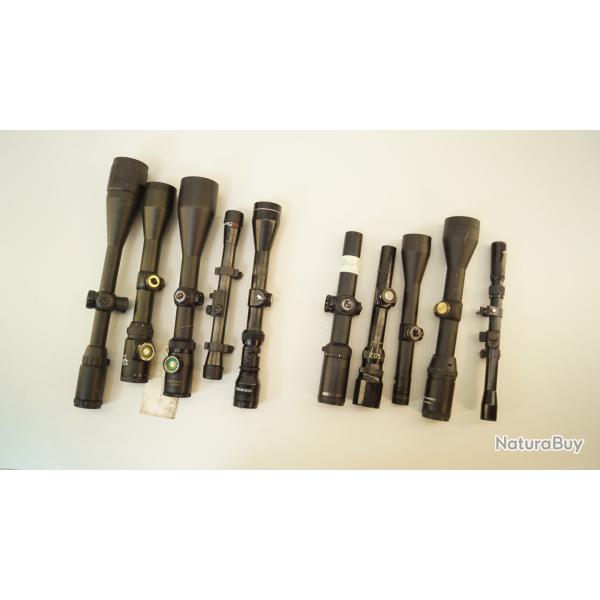 lots lunettes de tir ou chasse pour ench�re 1� sans prix de r�serve