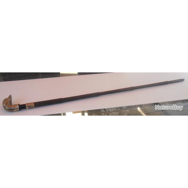Canne systeme fusil 9mm type Dumontier mecanisme fonctionnel