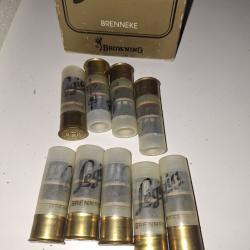9 balles brenneke   -  calibre 16