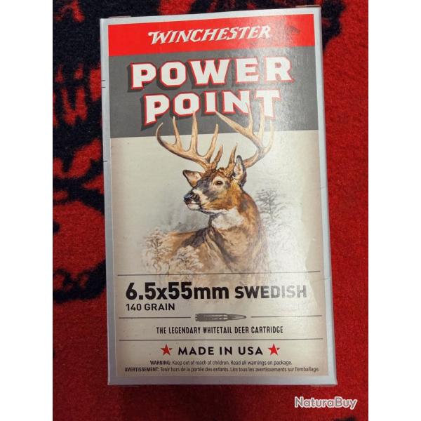 Winchester Power Point 6.5x55 mm swedish