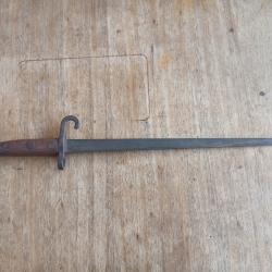 Ba&iuml;onnette Hollandaise mod.1895 premier mod&egrave;le avec quillon Mannlicher