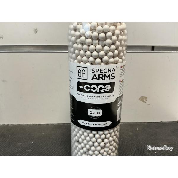 Bouteille de bille plastique SPECNA ARMES AIRSOFT 6mm en 0,20g