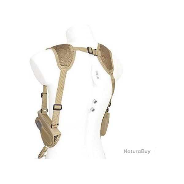 DMoniac Holster d'�paule Tan Universel compatible Revolver